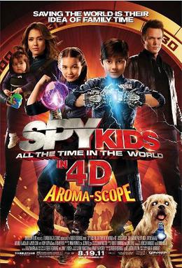Spy kids four all the time in the world poster